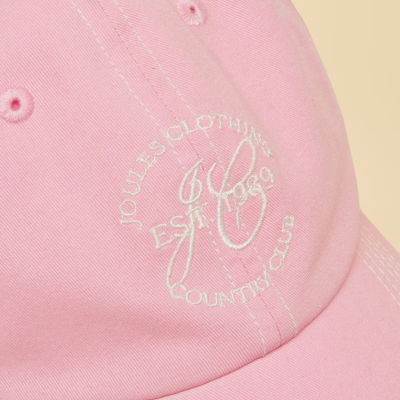 Joules Ladies Daley Baseball Cap - Pink-5