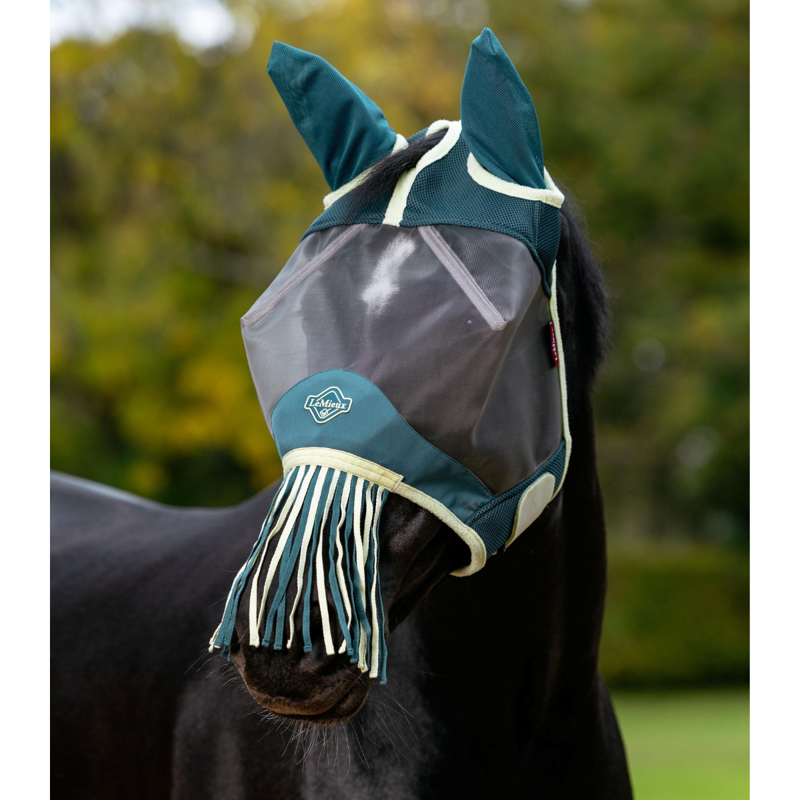 LeMieux Fringe Fly Mask - Jungle-1