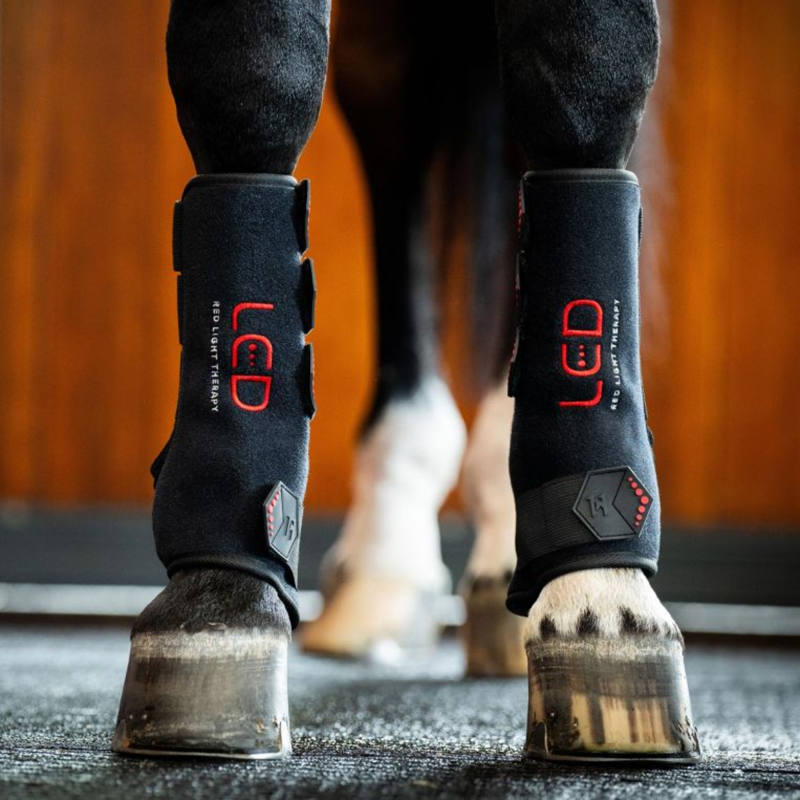 Horseware LED Red Light Therapy Leg Wrap - Black/Black
