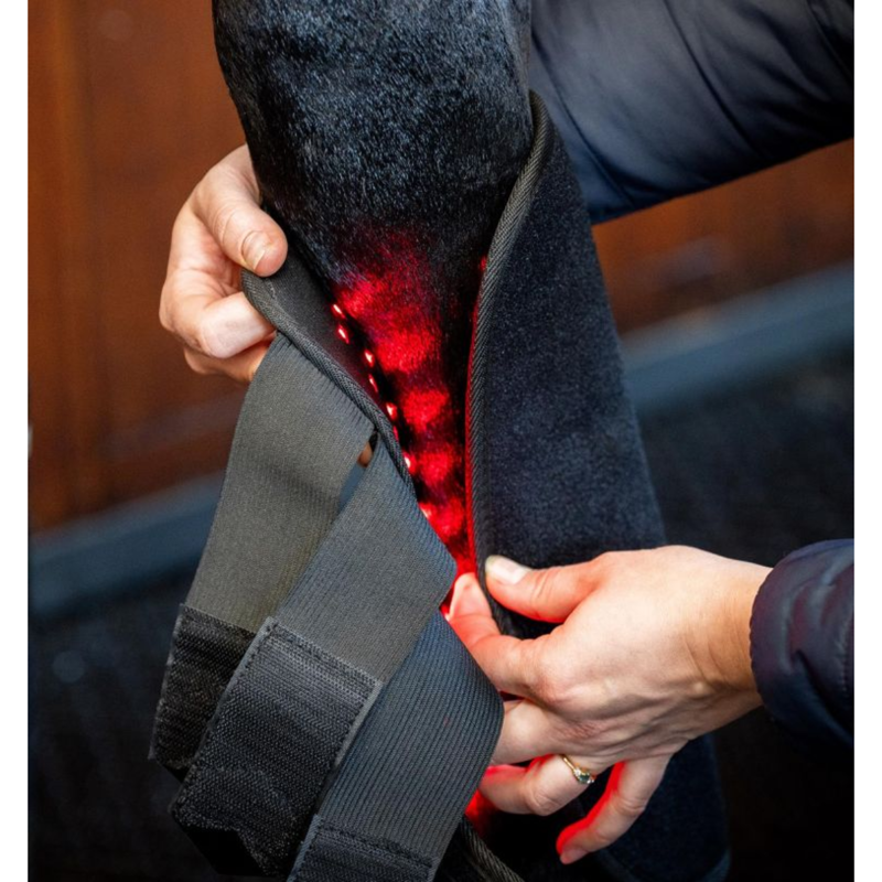 Horseware LED Red Light Therapy Leg Wrap - Black/Black-3