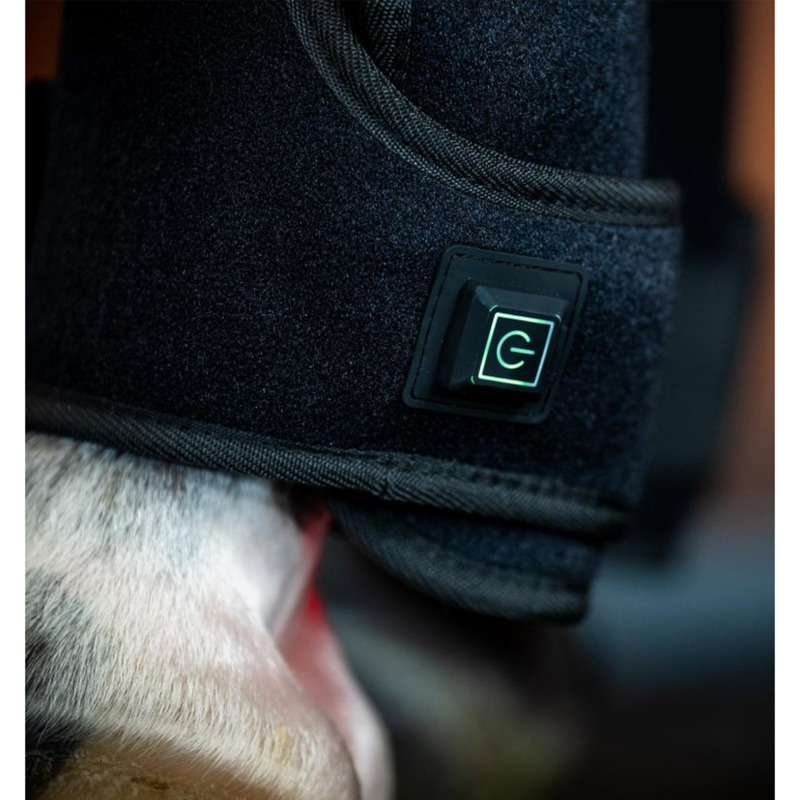 Horseware LED Red Light Therapy Leg Wrap - Black/Black-5