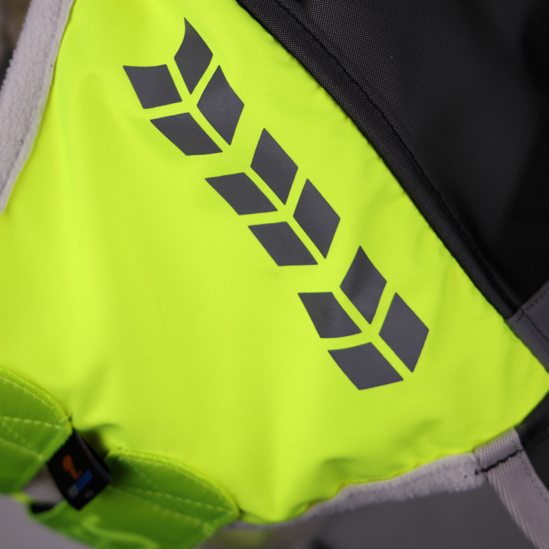 Shires FlyGuard Pro Hi-Viz Fine Mesh Fly Mask with Ears and Nose - Yellow-2