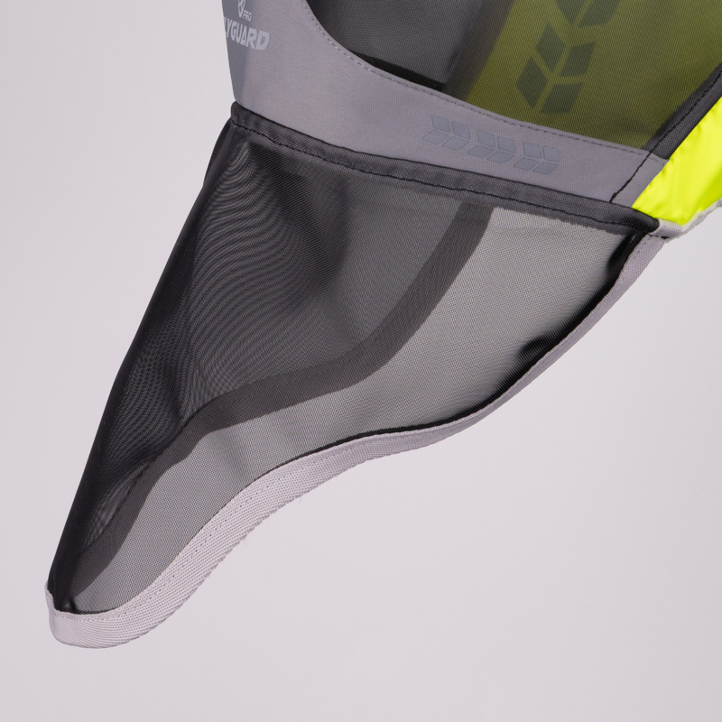Shires FlyGuard Pro Hi-Viz Fine Mesh Fly Mask with Ears and Nose - Yellow-5