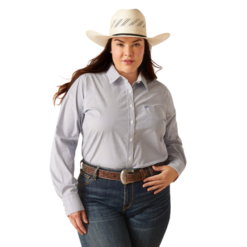 Ariat Women's Kirby Stretch Shirt - True Blue