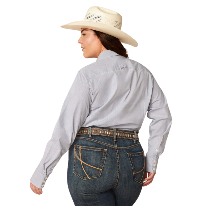Ariat Women's Kirby Stretch Shirt - True Blue-1