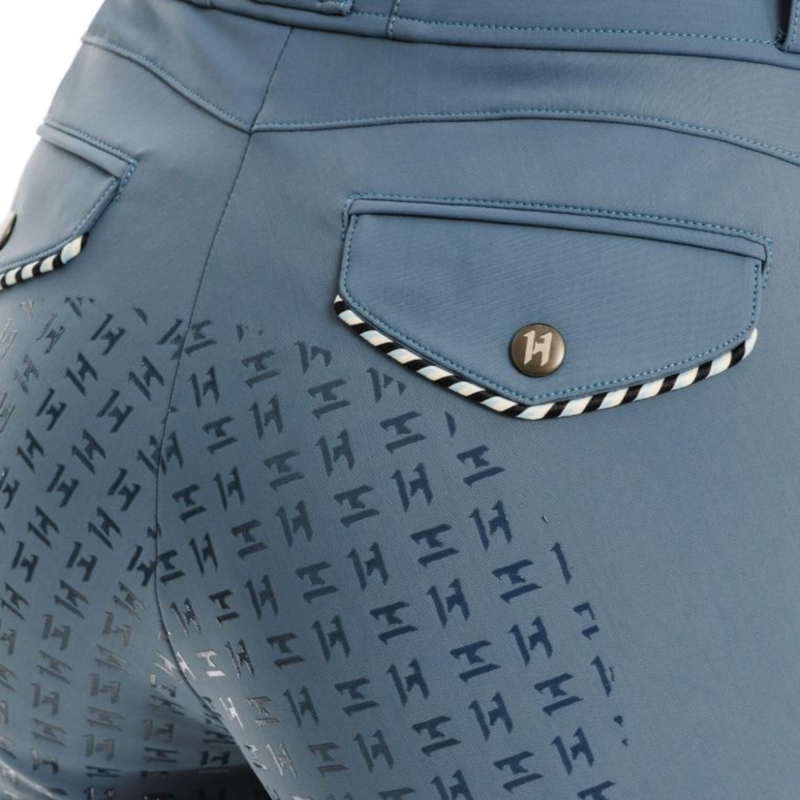Horseware Newmarket High Rise Full Seat Breeches - NM Navy-3
