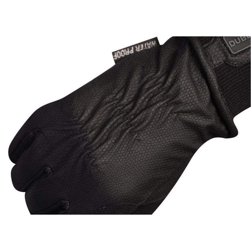 Dublin Synthetic Leather Thinsulate Waterproof Gloves - Black-1