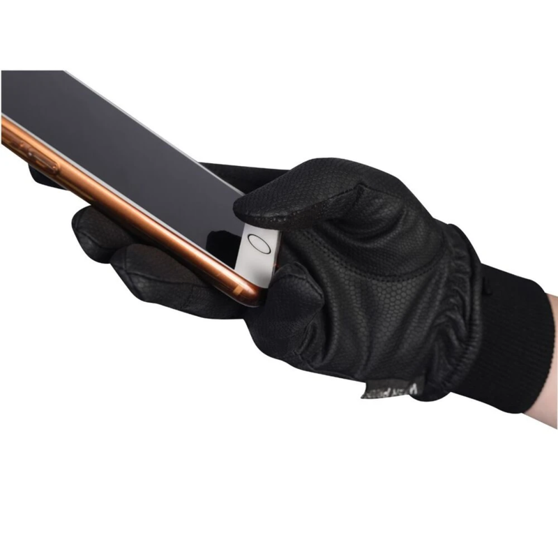 Dublin Synthetic Leather Thinsulate Waterproof Gloves - Black-3