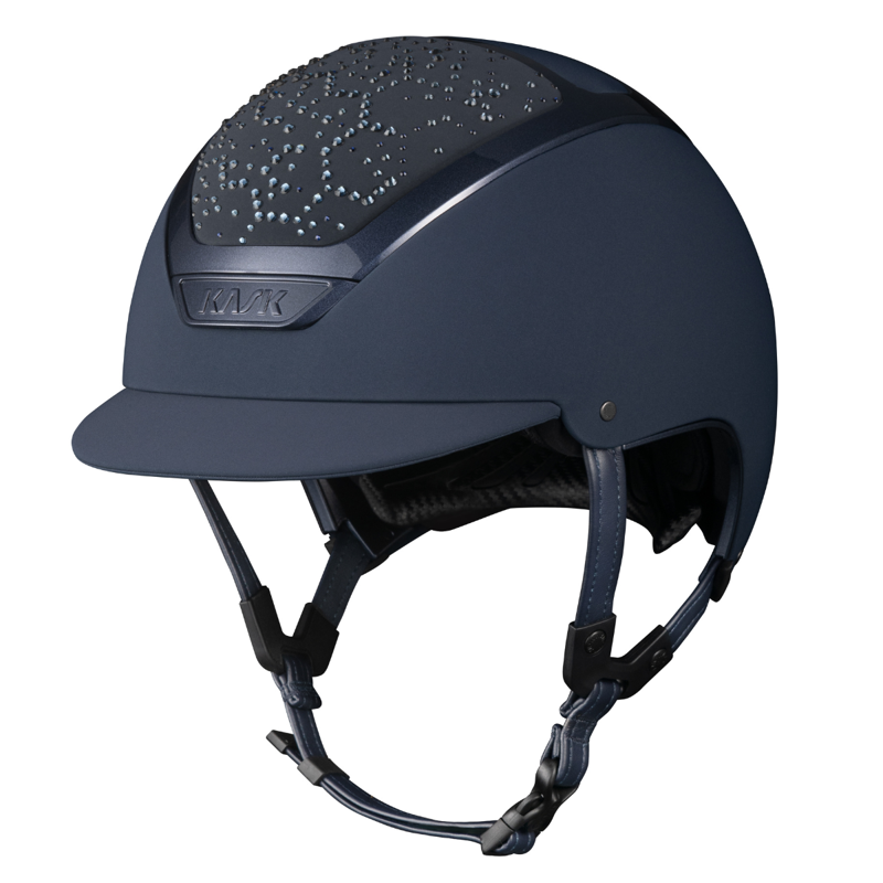 Kask Dogma Chrome Anima Vibe Crystal Riding Hat - Navy/Navy/Montana Mix