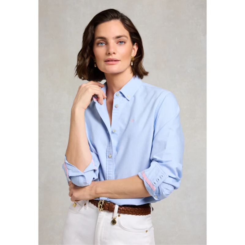 Holland Cooper Oxford Shirt - Sky Blue-1