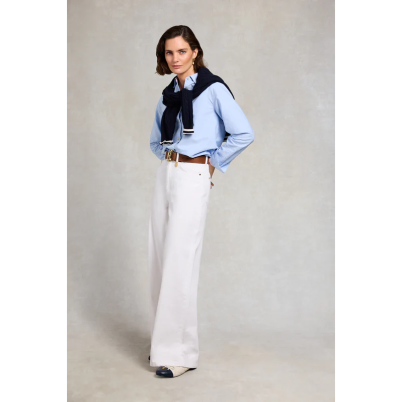 Holland Cooper Oxford Shirt - Sky Blue-4