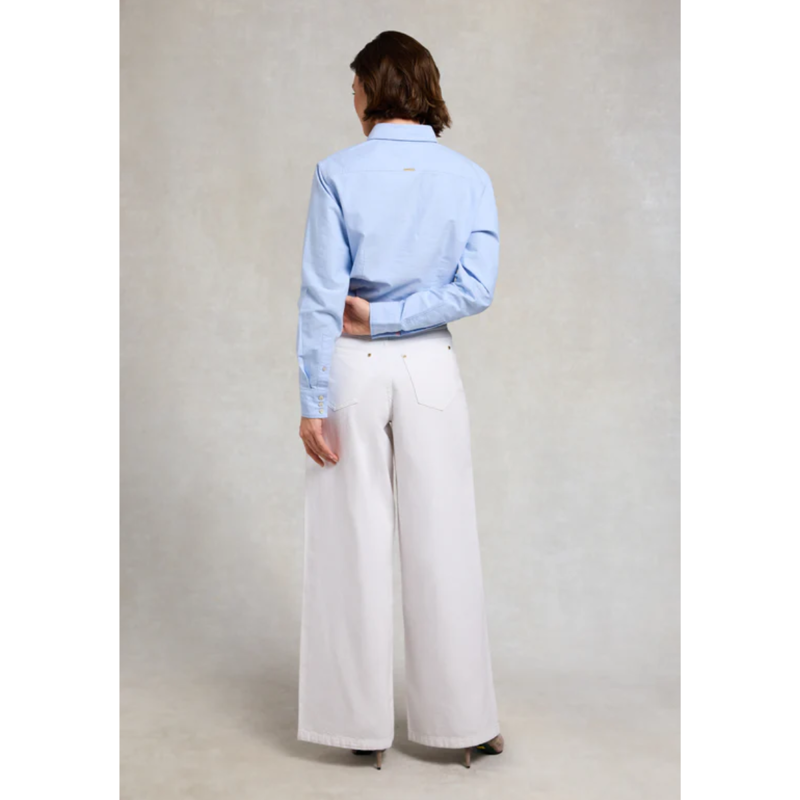 Holland Cooper Oxford Shirt - Sky Blue-5