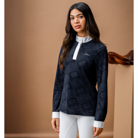 Pénélope Florence Long Sleeve Perforated Show Shirt - RIDE OR DIE – RIDE OR DIE EQUESTRIAN SHOP Pénélope Florence Long Sleeve Perforated Show Shirt - RIDE OR DIE – RIDE OR DIE EQUESTRIAN SHOP