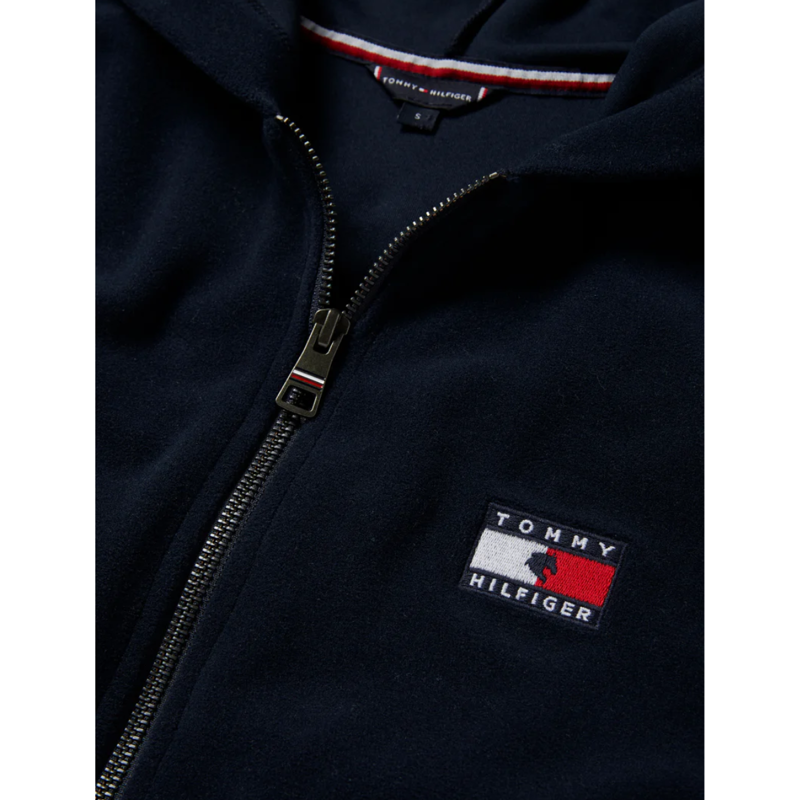 Tommy Hilfiger Women's Whitney Brushed Zip Up Hoodie - Desert Sky-1