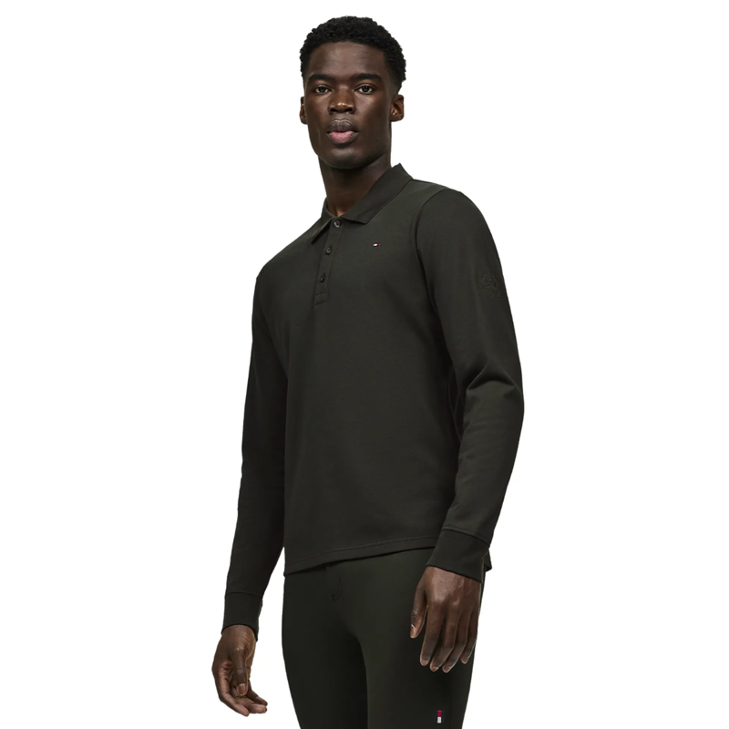 Tommy Hilfiger Men's Erwin Long Sleeve Polo - Pine