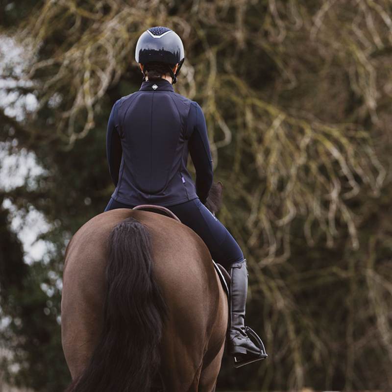 Charles Owen Eclipse Back Protector Gilet - Navy-9