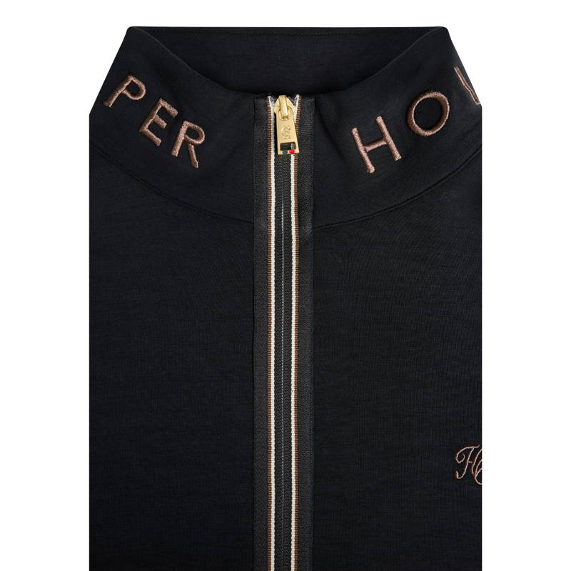 Holland Cooper Windsor Quarter Zip Sweat - Black-7