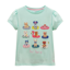 Joules Girls' Astra Applique Cotton T-Shirt - Blue