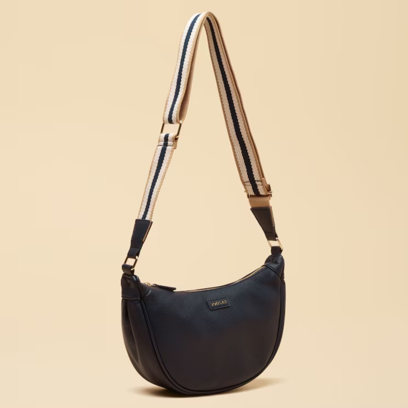 Joules Jade Half Moon Adjustable Cross-Body Bag - Navy-4