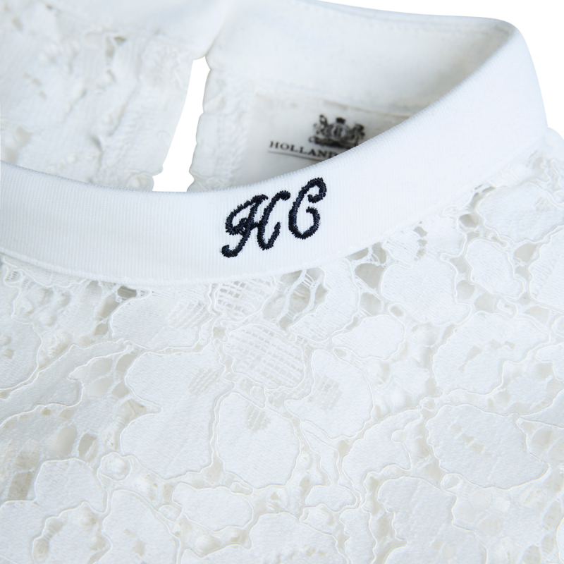 Holland Cooper Lace Tee - White-6