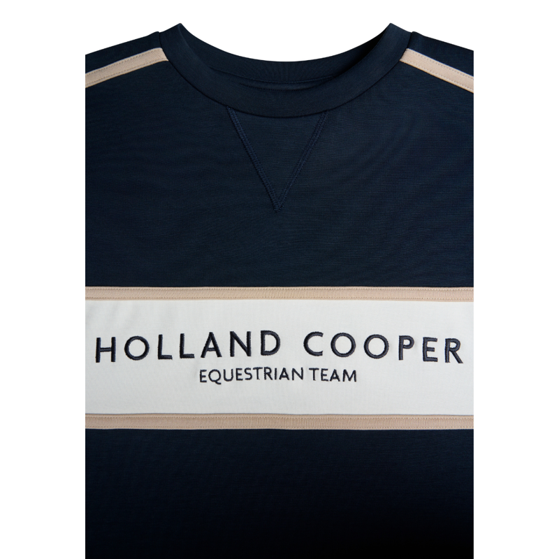 Holland Cooper Equestrian Crew Neck Sweat - Ink Navy-5