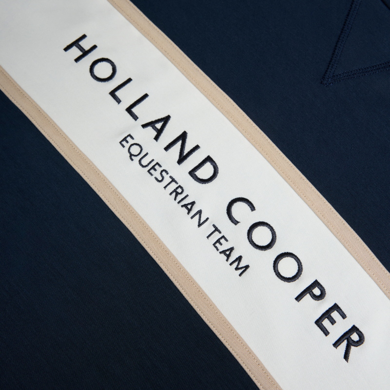 Holland Cooper Equestrian Crew Neck Sweat - Ink Navy-6