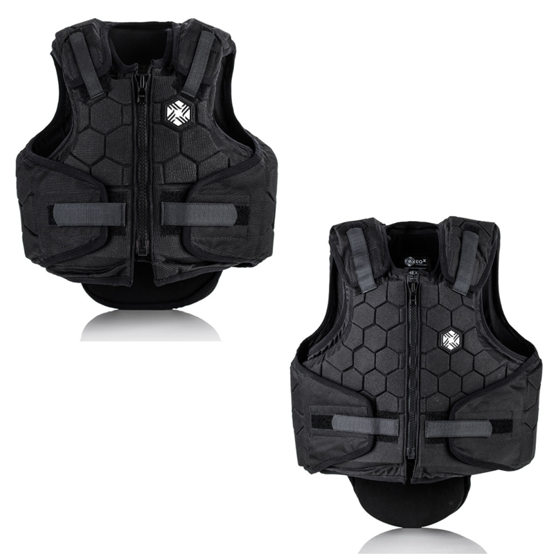 EQx by Charles Owen Hexa Child's Body Protector - Black