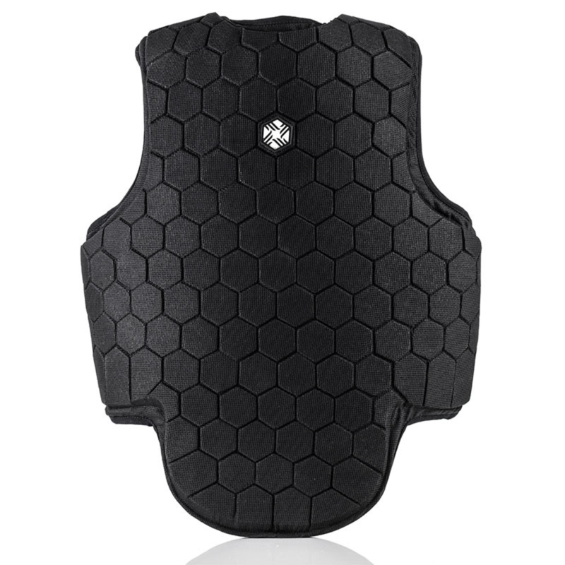 EQx by Charles Owen Hexa Child's Body Protector - Black-5