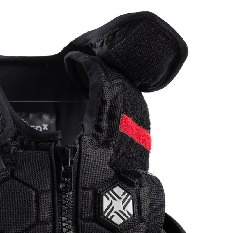 EQx by Charles Owen Hexa Child's Body Protector - Black-7