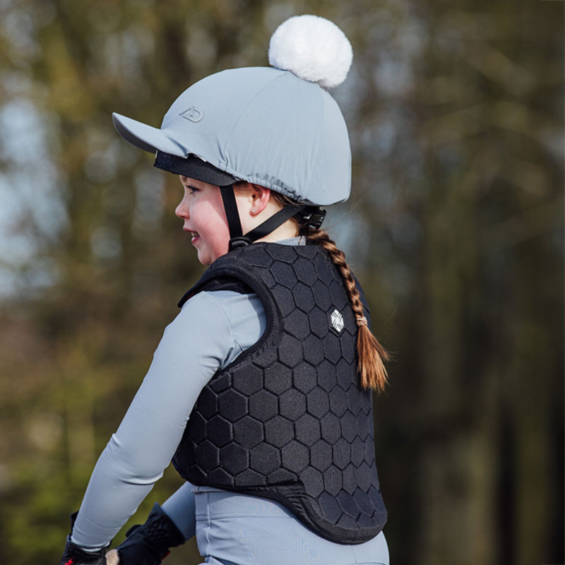 EQx by Charles Owen Hexa Child's Body Protector - Black-8