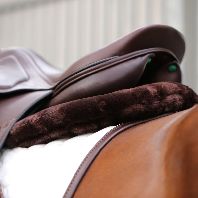 Kentucky Sheepskin Anatomic Absorb Half Pad - Brown-3