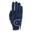Roeckl Ladies Lona Gloves - Navy/Vintage Pink