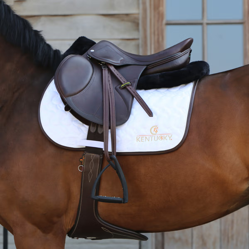 Kentucky Sheepskin Anatomic Absorb Half Pad - Black-3
