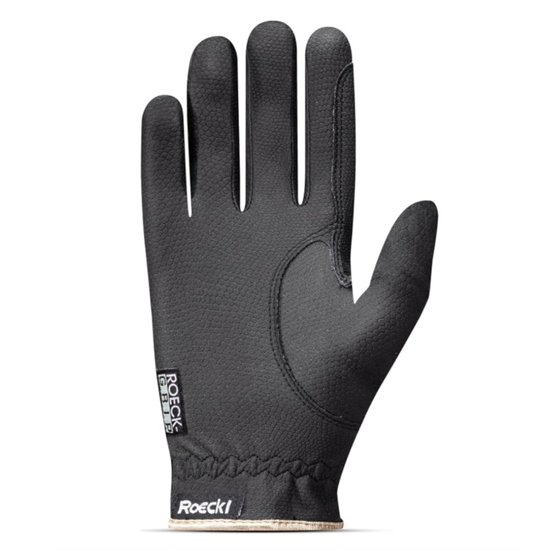 Roeckl Ladies Lona Gloves - Black/Gold-1