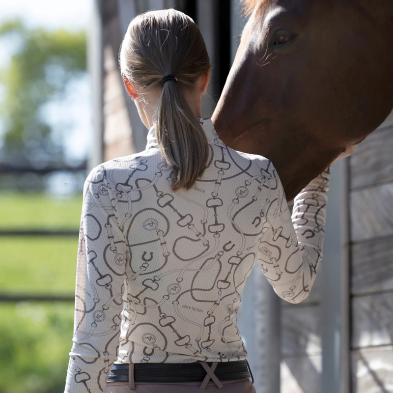 Kingsland KLLarissa Ladies Mesh Training Shirt - Rainy Day-4