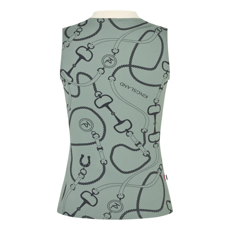 Kingsland KLLarissa Ladies Training Top - Green Agave-1