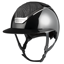 Kask Star Lady Pure Shine Flow Anima Crystal Riding Hat - Black/Graphite/Graphite Mix