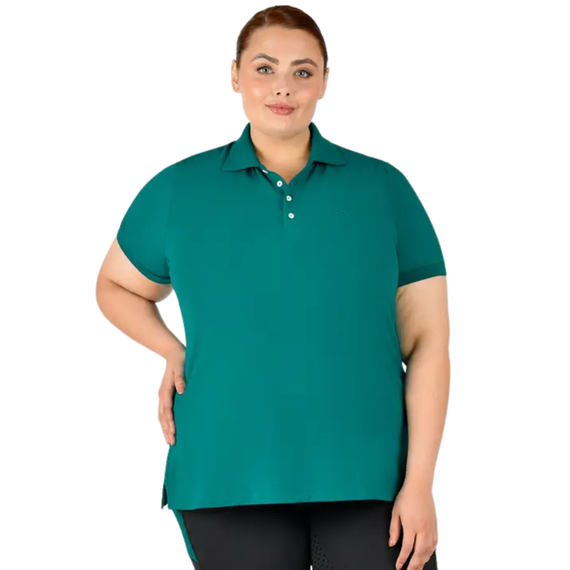 Dublin Ladies Curve Lauren Short Sleeve Polo - Deep Lake