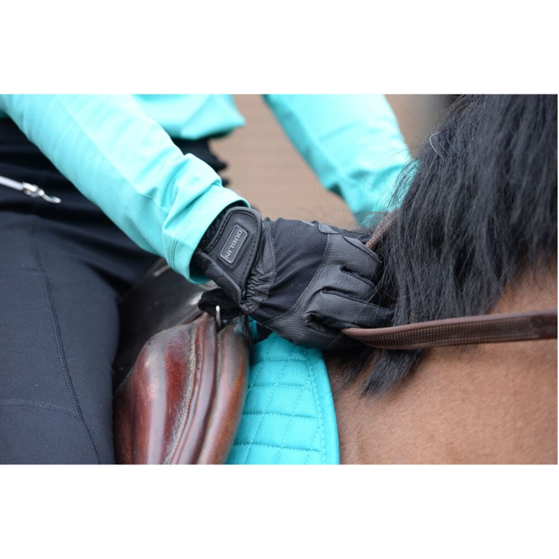 Dublin Mesh Panel Riding Gloves XL - Black-1