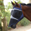 Shires FlyGuard Pro Fine Mesh Earless Fly Mask with Nose - Navy