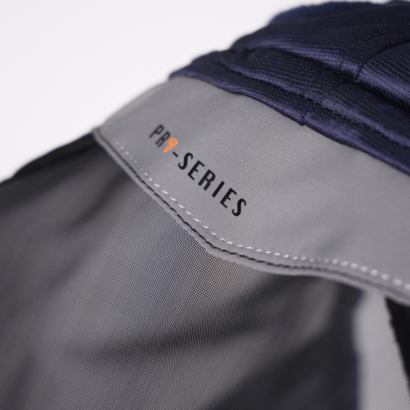 Shires FlyGuard Pro Fine Mesh Fly Mask Earless and Nose Fringe - Navy-6