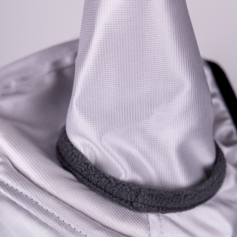 Shires FlyGuard Pro Sun Shade Fly Mask with Ears - White-5