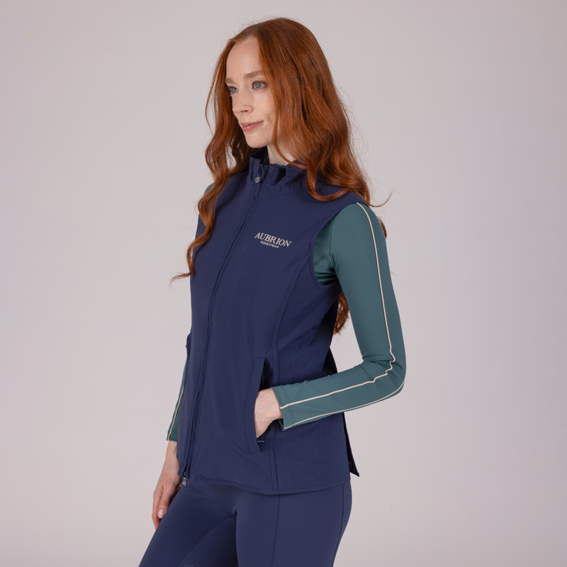 Aubrion Equestrian Gilet - Midnight-2