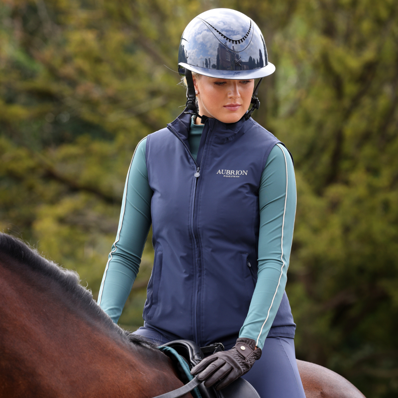 Aubrion Equestrian Gilet - Midnight-12