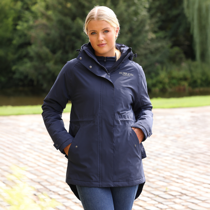 Aubrion Equestrian Lightweight Coat - Midnight-7