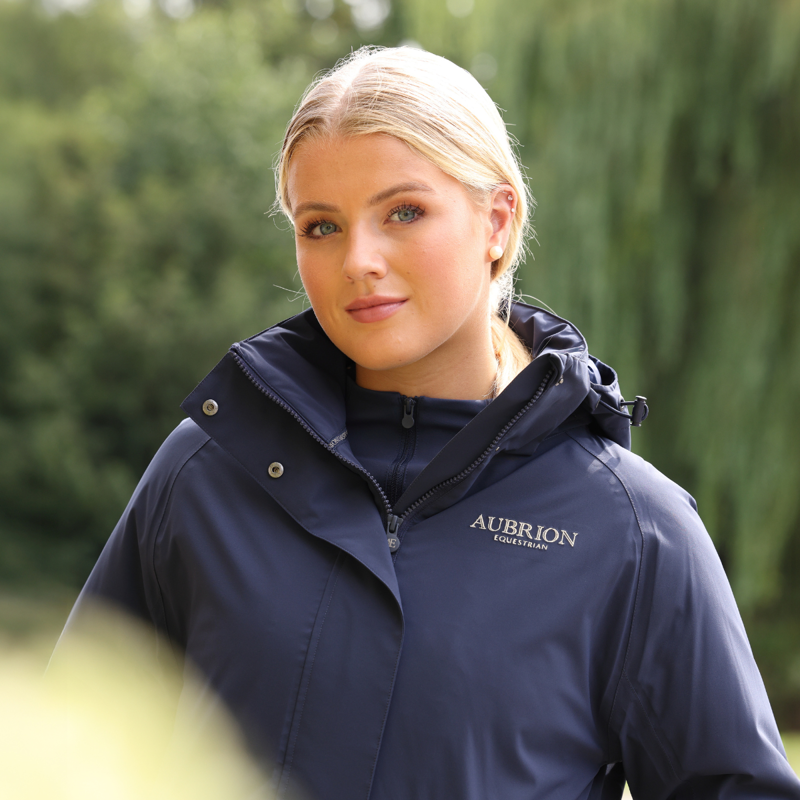 Aubrion Equestrian Lightweight Coat - Midnight-9