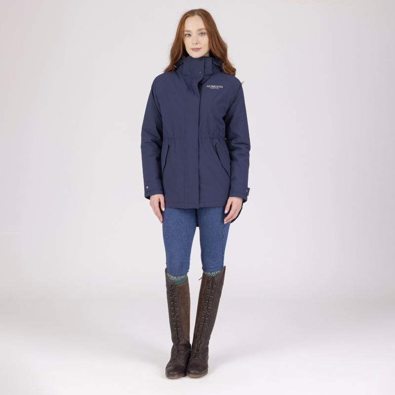 Aubrion Equestrian Lightweight Coat - Midnight-1