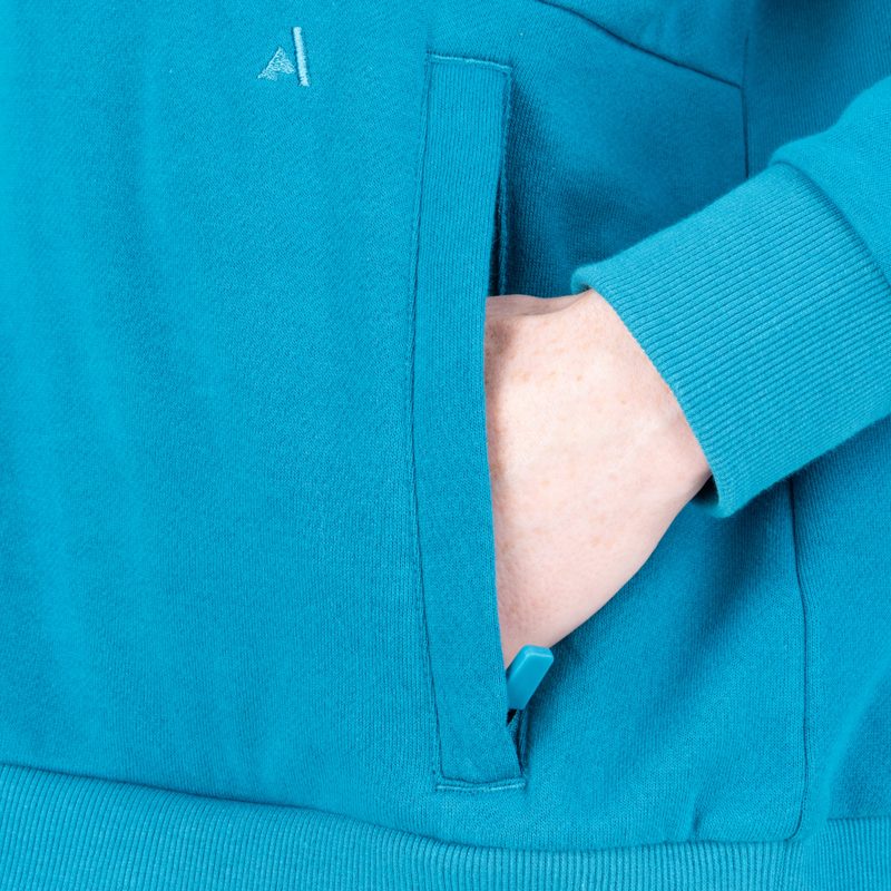 Aubrion React Quarter Zip Sweater - Kingfisher-6