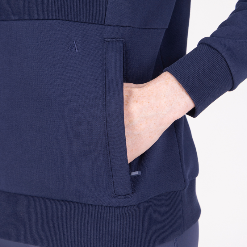 Aubrion React Quarter Zip Sweater - Midnight-4