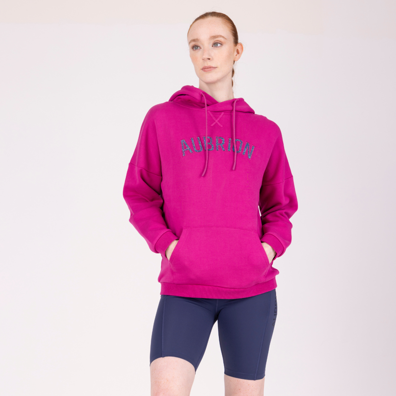 Aubrion React Hoodie - Fuchsia-1